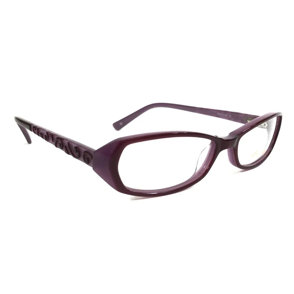 Thalia Petite Eyeglasses Frames CONCHA Purple Cat Eye Full Rim 50-15-135